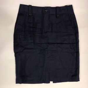 {2} Navy Blue Cargo Pencil Skirt- J. Crew Factory